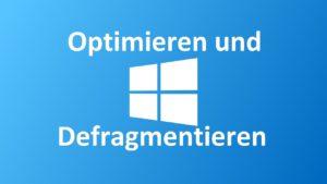Festplatte unter Windows 8 defragmentieren